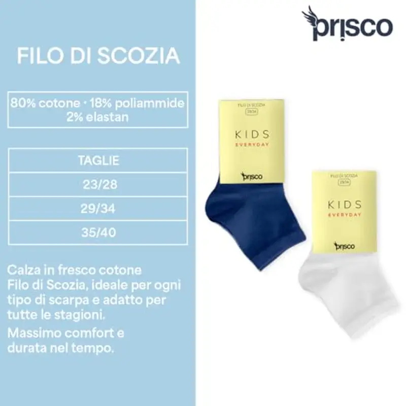 Prisco Calze Ragazzo Blu 1906931 miniatura 3