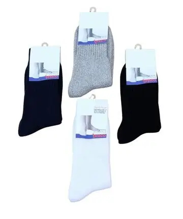 CALZINI IN SPUGNA UOMO PRISCO TENNIS con RIGHE e TINTA UNITA