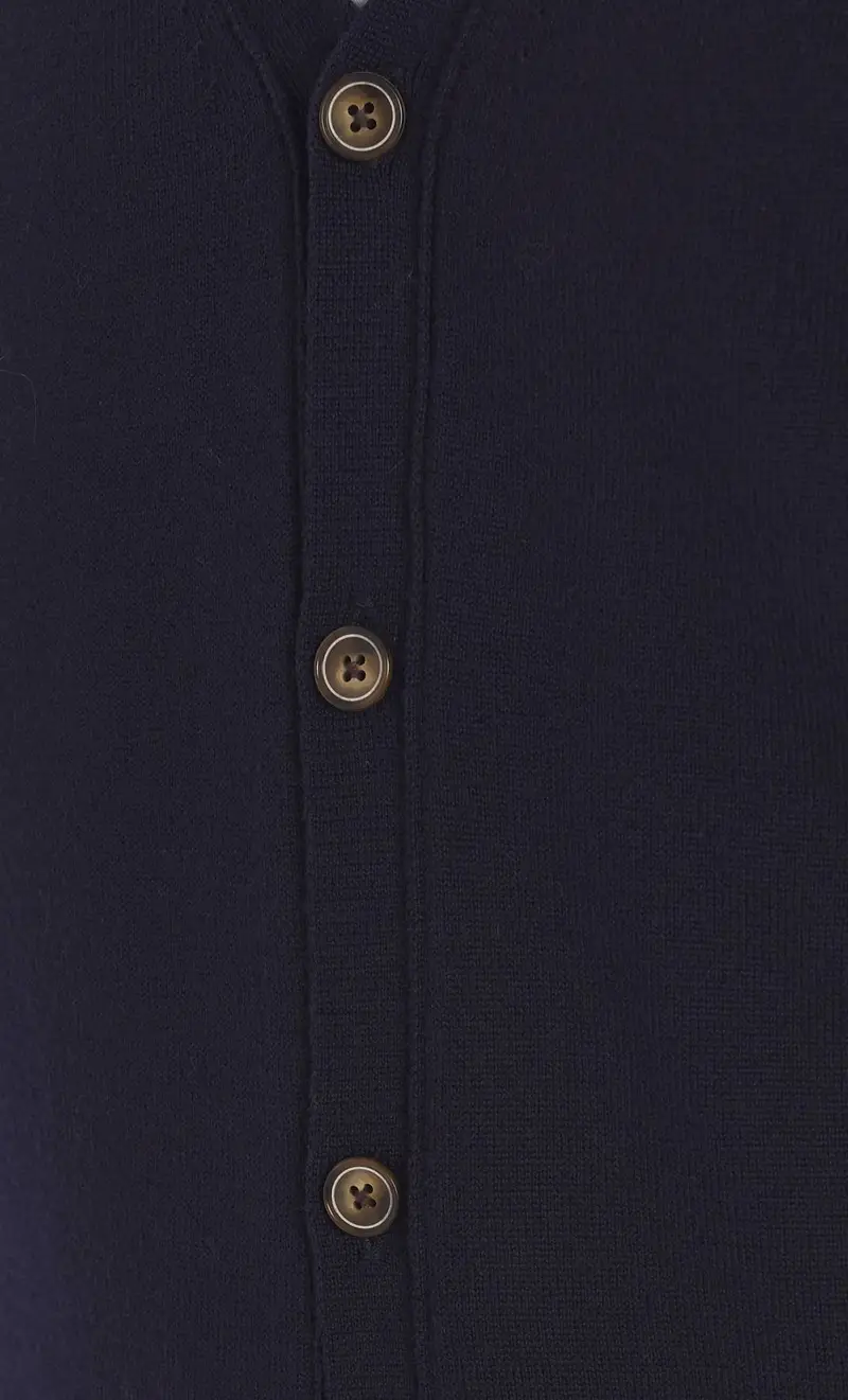 Gilet privati firenze lana merinos, colore blu miniatura 2