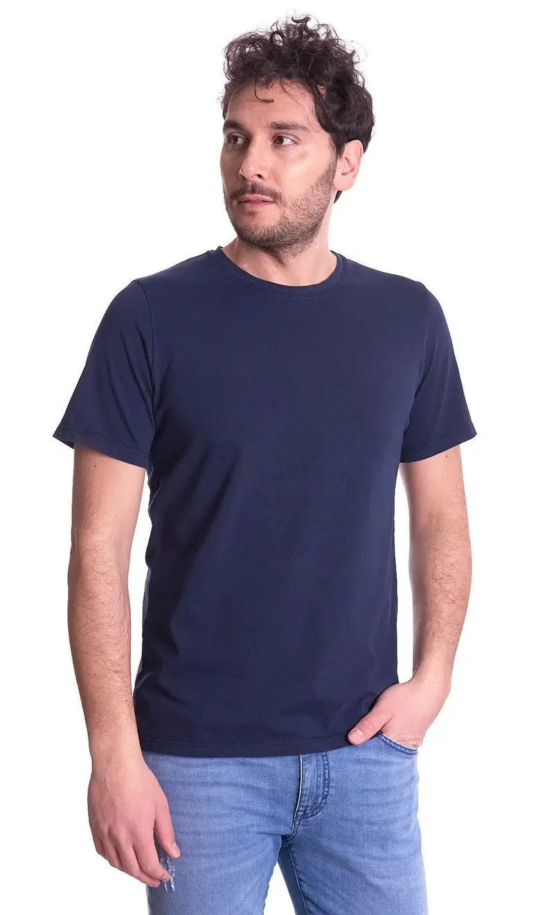 T-shirt privati firenze basic, colore blu
