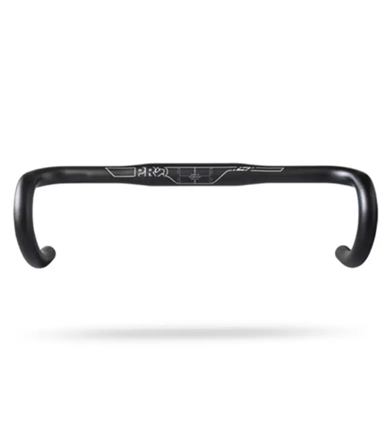 Manubrio LT Compact - manubrio bici da corsa Black