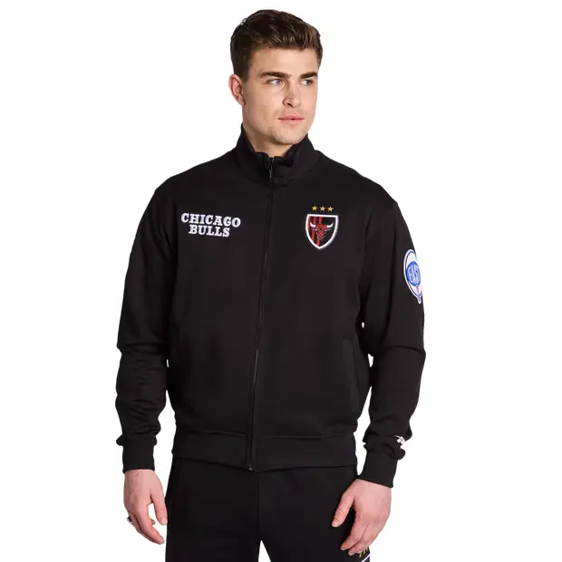 Chigago Bulls Ultras Uomo - Top da pista Nero - di cotone Black