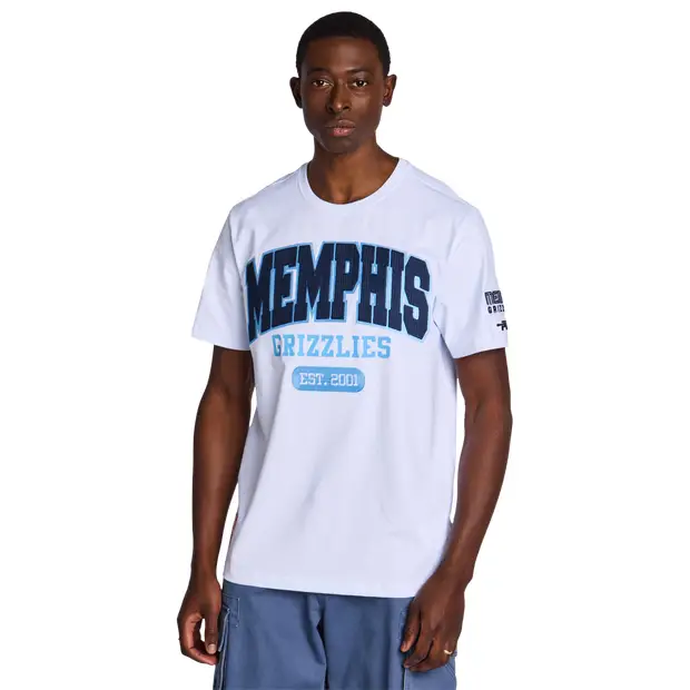 Grizzlies City Arch Soccer Uomo - Magliette Bianco - di cotone White