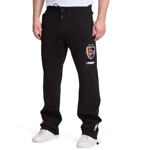 Los Angeles Lakers Ultras Uomo - Pantaloni Nero - di cotone Black
