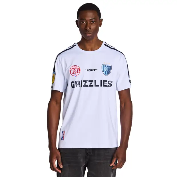 Memphis Grizzlies Ultras Soccer Uomo - Magliette Bianco - di cotone White
