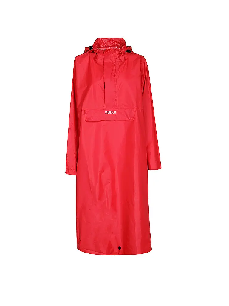 Poncho Arosa per adulti rosso | XS/S