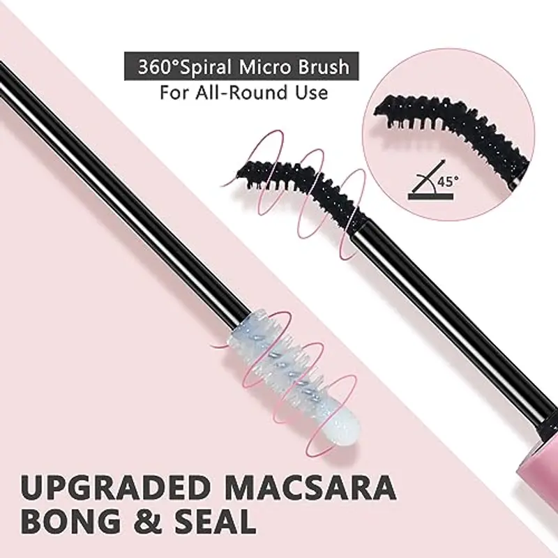 proamate Lash Bond and Seal Colla per ciglia a grappolo singolo fai da te Ciglia Grappolo Individuale Lash bond and seal Colla Adesiva per Ciglia(5g bond +5g Seal, legame nero + sigillo trasparente) miniatura 2