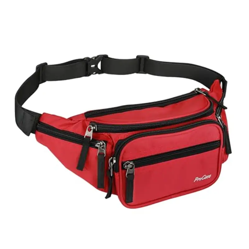 ProCase Marsupio Uomo Rosso 1599314