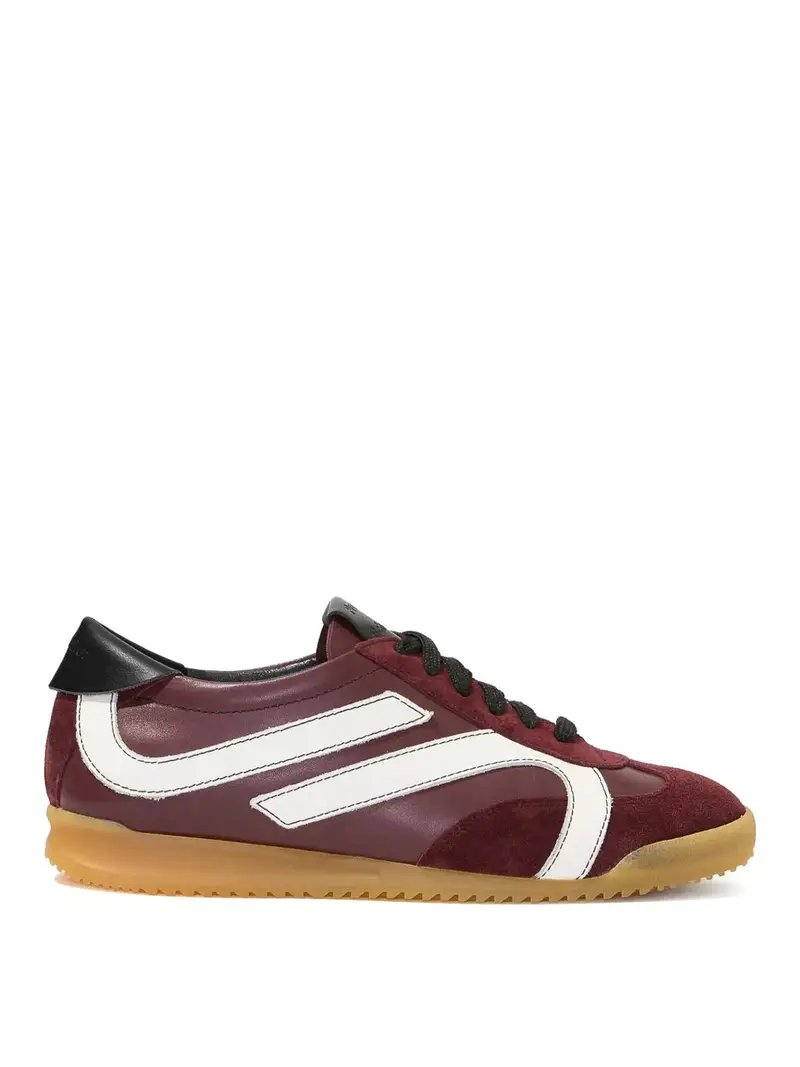 Traccia sneaker Rosso Scuro