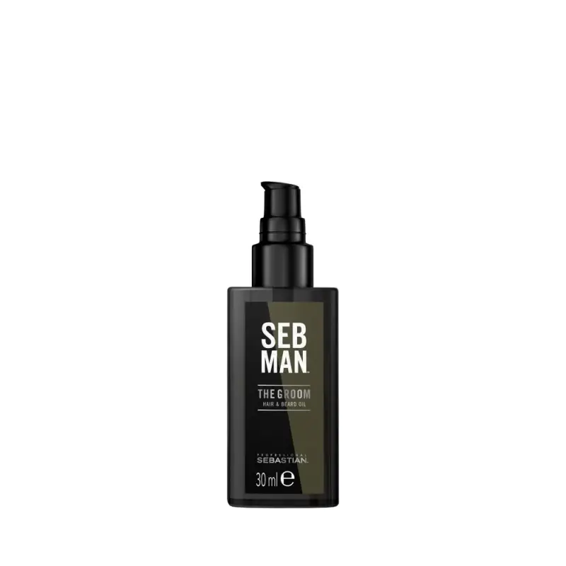 Hair Care Seb Man The Groom - Olio per Capelli e Barba - Olio capelli,Trattamento barba
