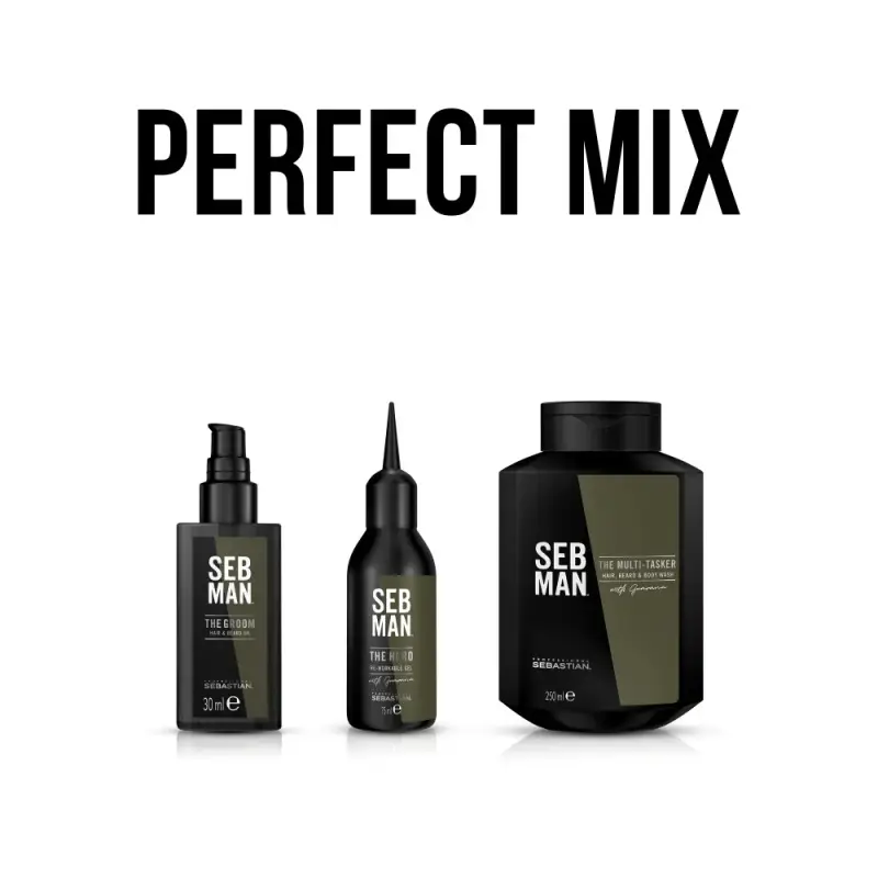 Hair Care Seb Man The Multi-Tasker - Detergente Capelli, Barba e Corpo - Shampoo delicato, Capelli normali, Trattamento barba, B miniatura 4