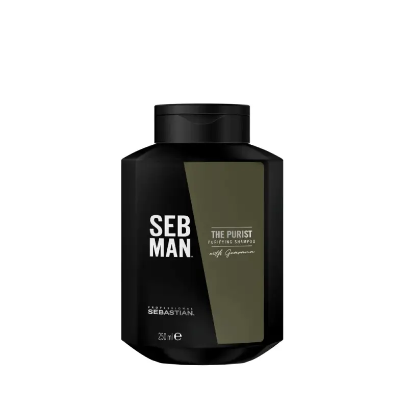 Hair Care Seb Man The Purist - Shampoo Antiforfora Purificante - Shampoo antiforfora,Shampoo purificante,Capelli grassi,Forfo