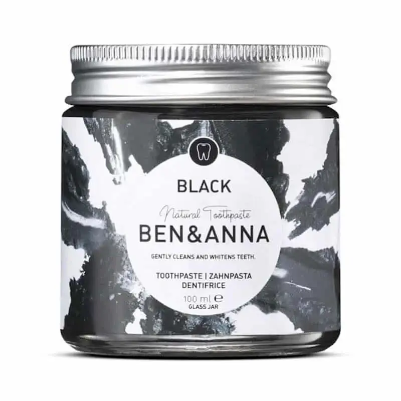 Pasta Dentifricia Black Al Carbone Attivo 100ml Ben & Anna