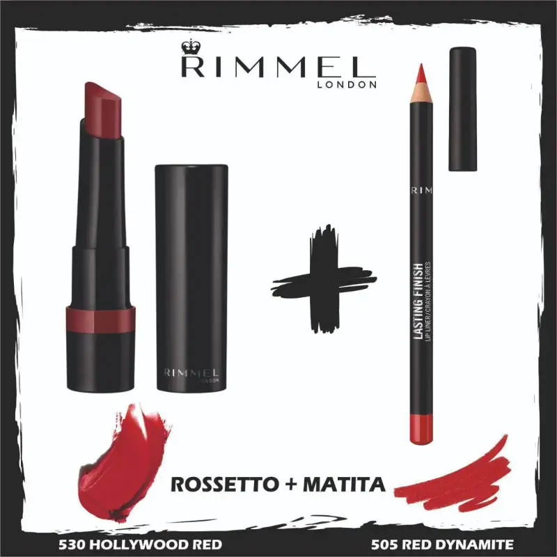 Rimmel London Rossetto 530 e Matita 505
