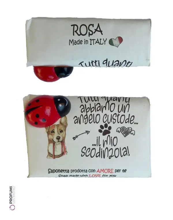 Saponetta Cane - Rosa