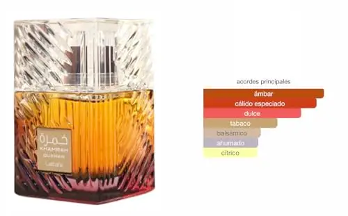 Profumo Khamrah Dukhan Eau de Parfum 100 ml, profumo arabo unisex a lunga durata, con atomizzatore ricaricabile miniatura 2