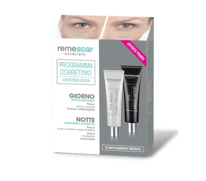 PROGRAMMA CORRETTIVO CONTORNO OCCHI (1 Borsa e occhiaie + 1 Crema notte)