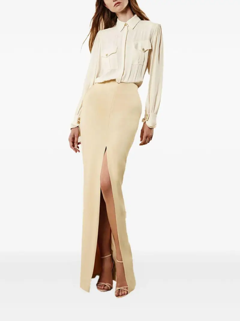 Abito monica beige x Elisabetta Franchi miniatura 2