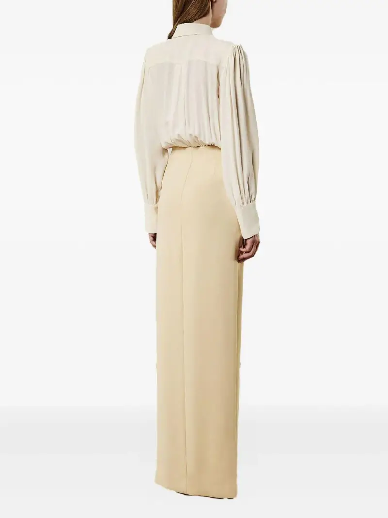 Abito monica beige x Elisabetta Franchi miniatura 3