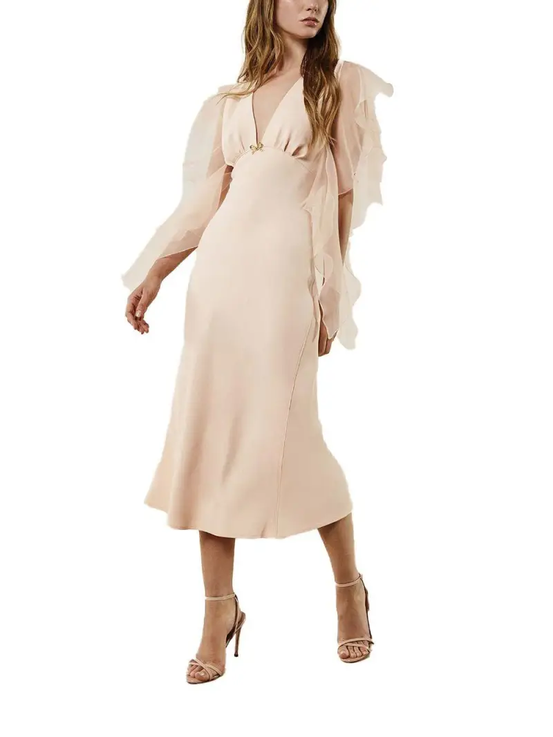 Abito Nathalia rosa x Elisabetta Franchi miniatura 3