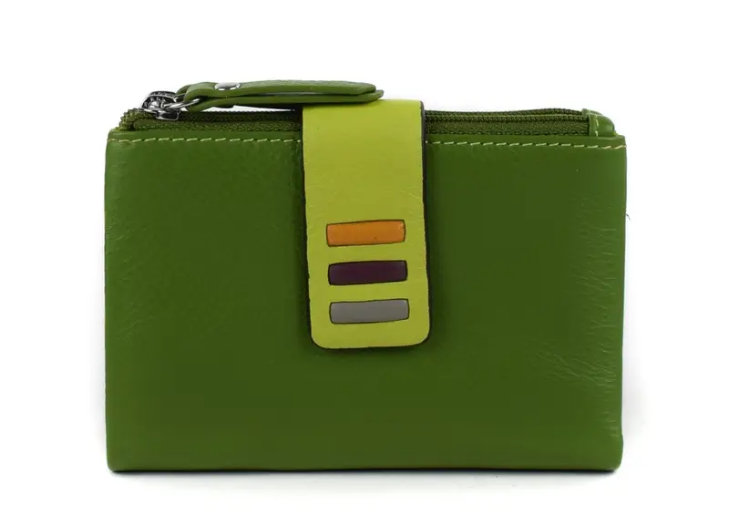 Portafoglio donna piccolo Multicolor 3840 Lime/Lime