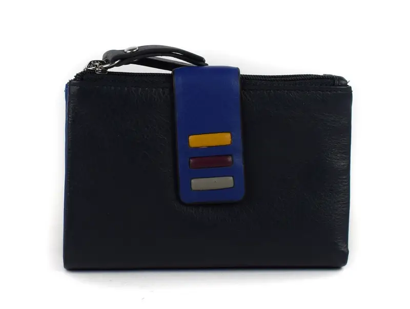 Portafoglio donna piccolo Multicolor 3840 Navy/Bluette