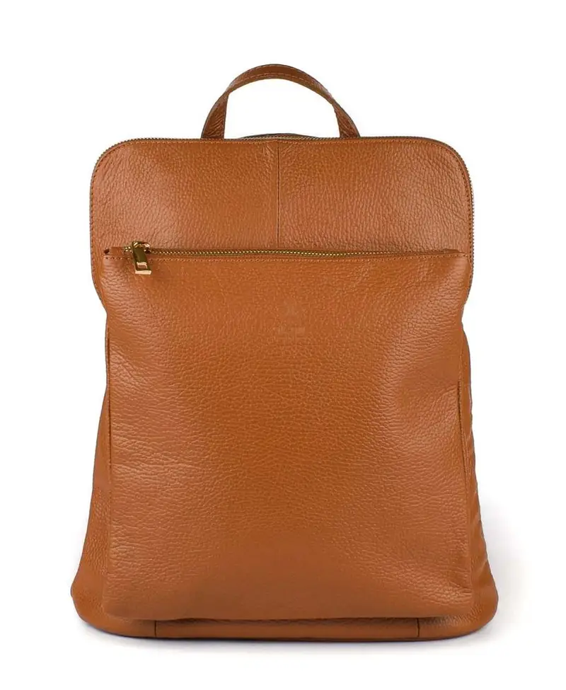 Zaino donna in pelle 001 Cuoio