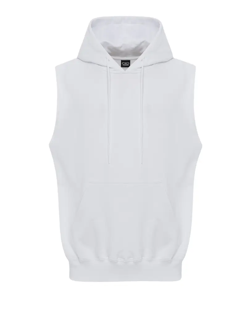 felpa cappuccio propaganda da uomo - bianco