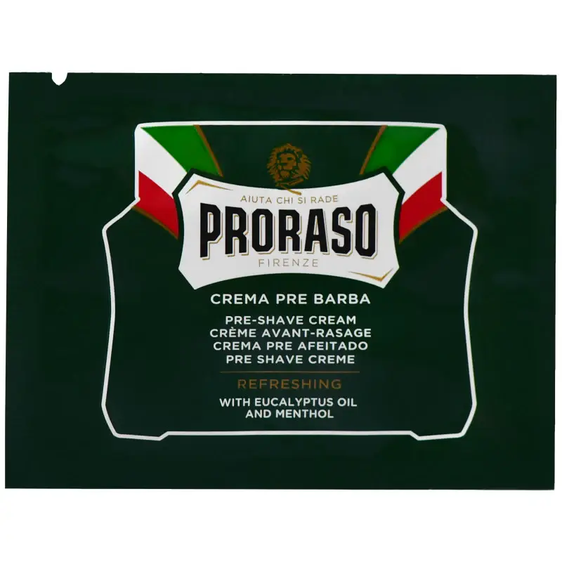 Crema pre-barba rinfrescante Proraso 4ml