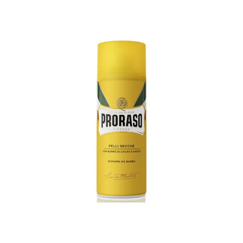 Proraso Schiuma da Barba Pelli Secche con Burro di Cacao e Karitè - 400 ml