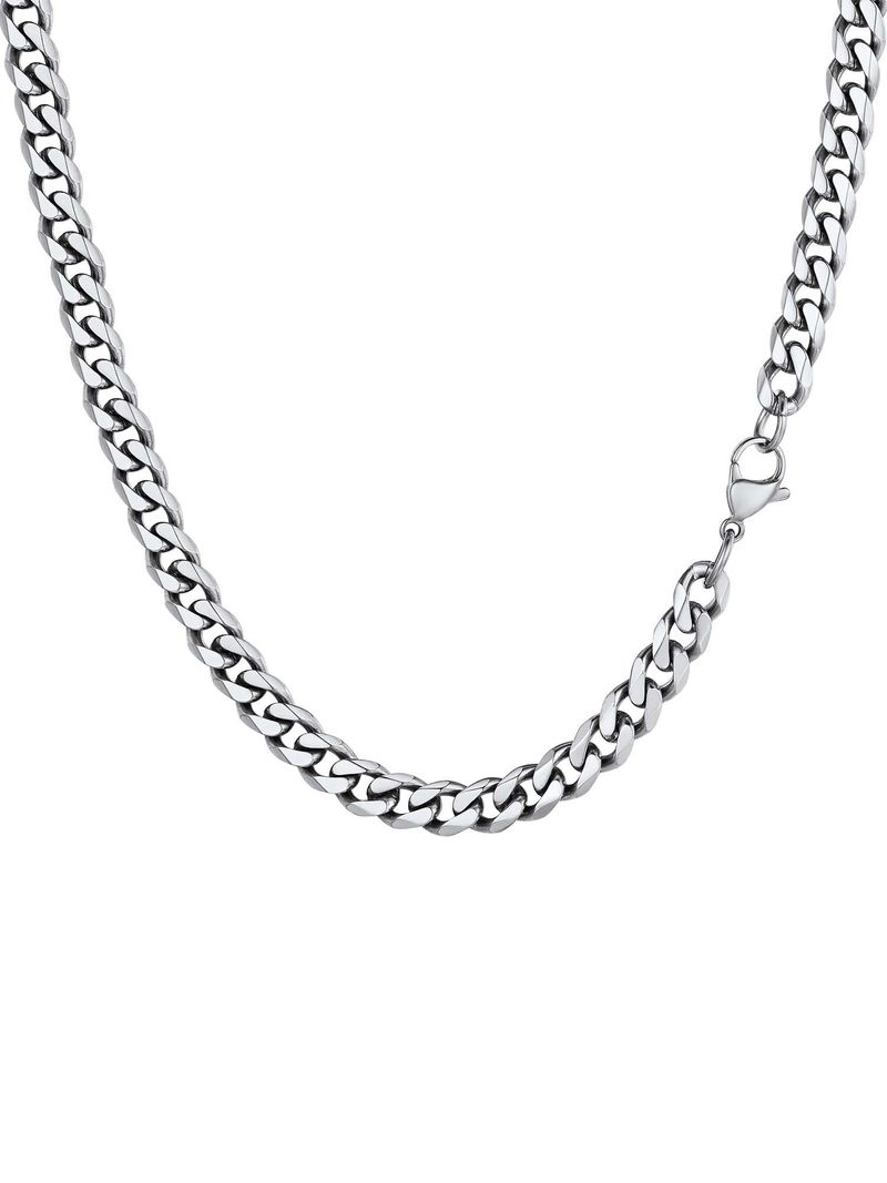 PROSTEEL Collana Uomo Catena Barbazzale Cubana
