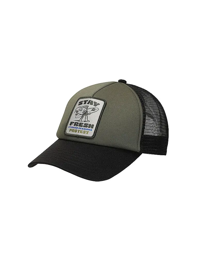 Cappellino per bambini PRTBadger Trucker verde
