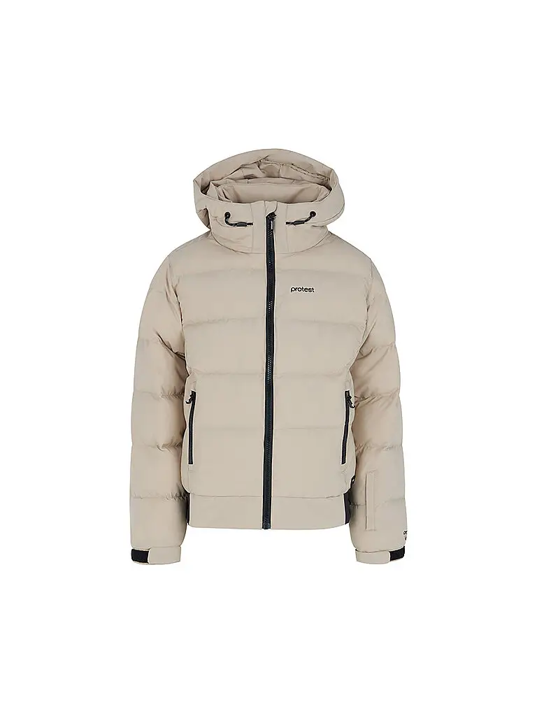 Giacca da sci imbottita da ragazza PRTELINY JR beige | 128