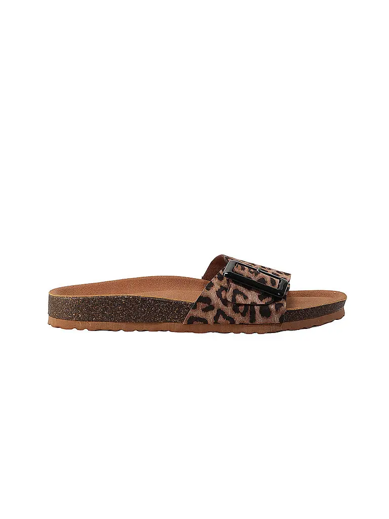 Pantofole da bagno da donna PRTKaisa Leopard cammello | 37