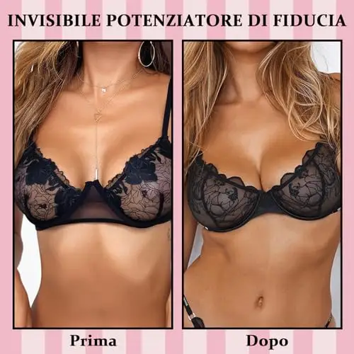 prowithlin Reggiseno Adesivo Push Up, Coppe Adesive Seno, Reggiseno Adesivo Delicato sulla Pelle per Donna miniatura 2