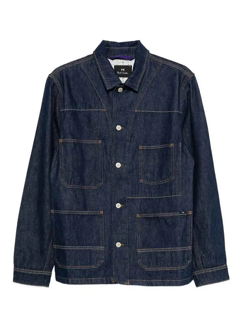 Giacca in cotone Blu