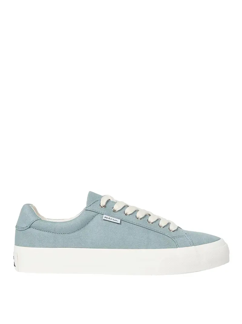 Sneaker Tela Amos Azzurro