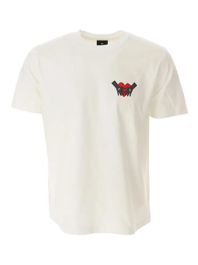Tshirt PS Heart Bianco