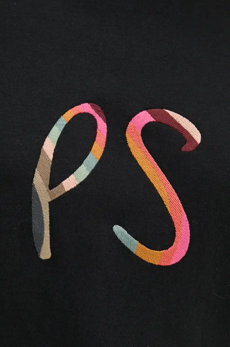 felpa in cotone Nero miniatura 5