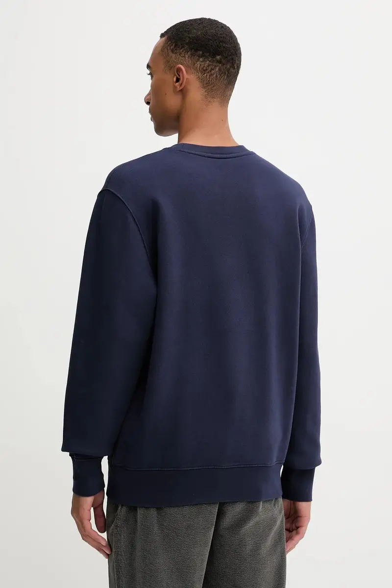 felpa in cotone uomo colore blu M2R-211Z-T22469 miniatura 3