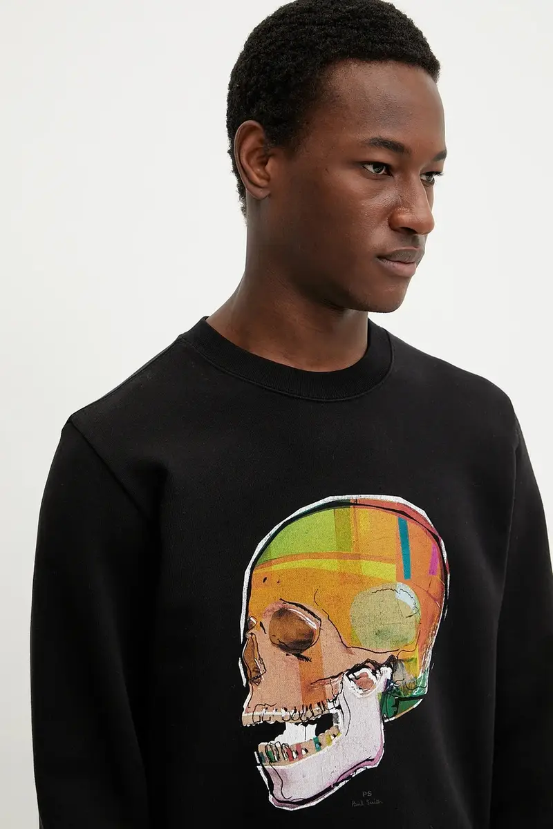 felpa in cotone uomo colore nero M2R.027R.PP5119 miniatura 4