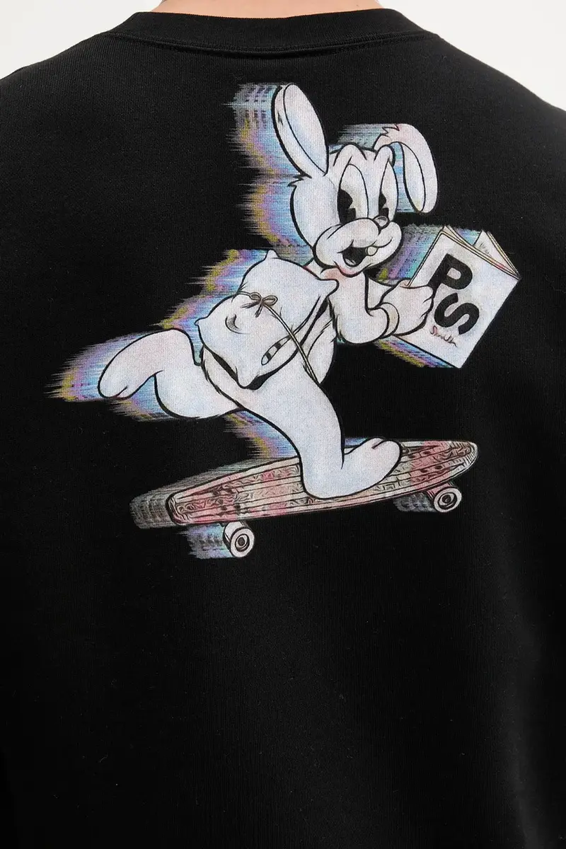 felpa in cotone uomo colore nero M2R-668U-TP5251 miniatura 5