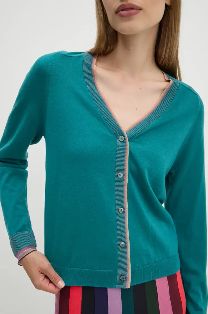 maglione donna colore verde W2R.402N.N31198 Turchese miniatura 4