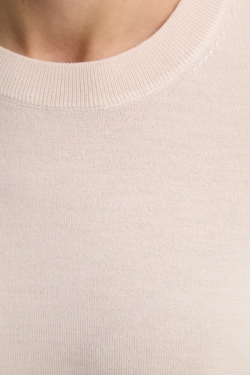 maglione in lana donna colore beige W2R.449N.P31263 miniatura 5