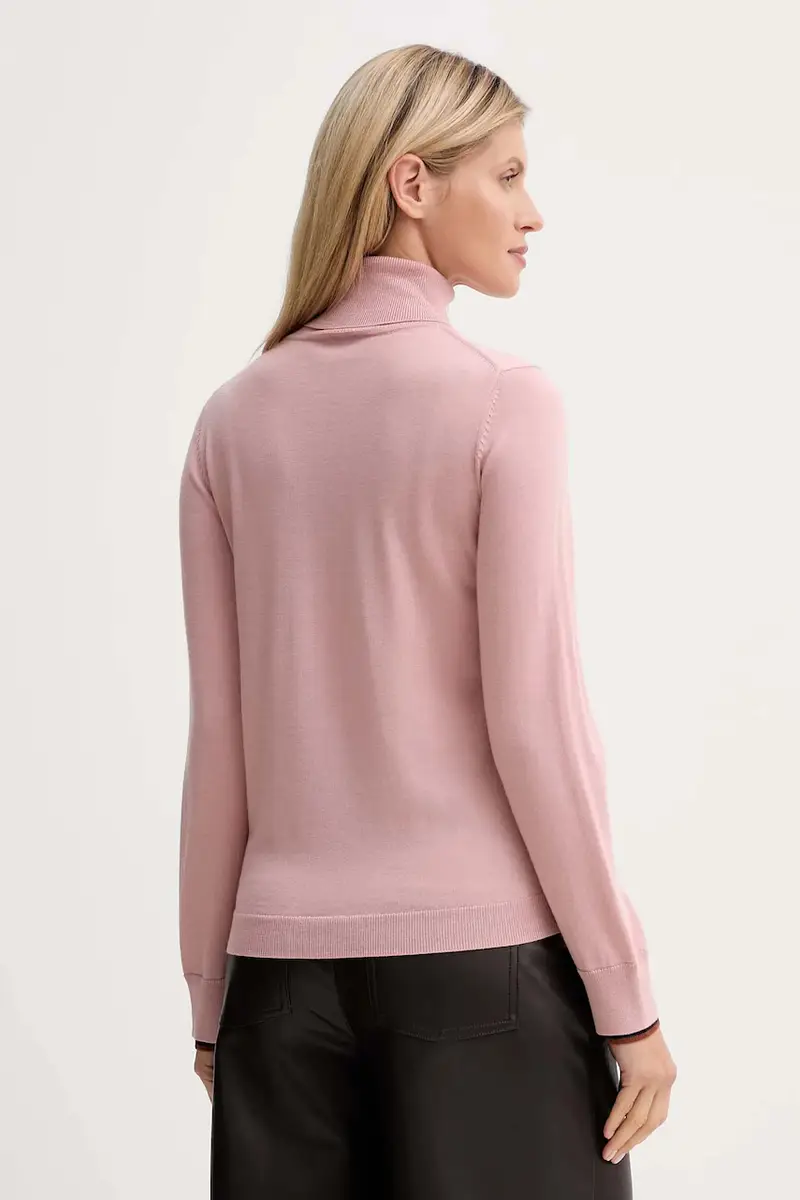 maglione in lana donna colore rosa W2R-596N-T31366 miniatura 3