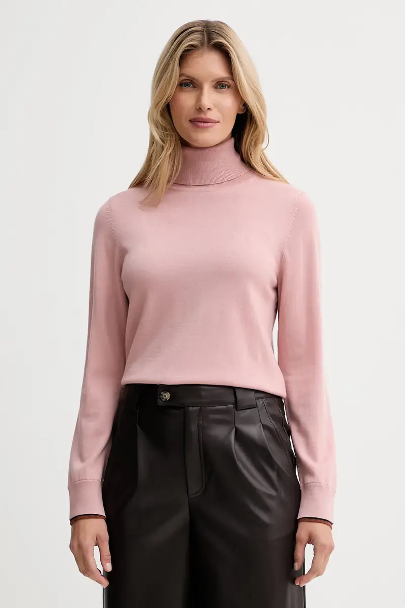 maglione in lana donna colore rosa W2R-596N-T31366