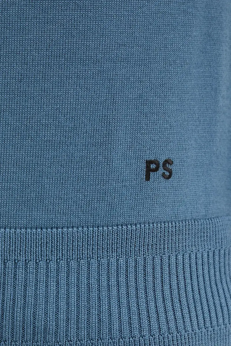 maglione in lana uomo colore blu navy M2R-302Z-T21861 miniatura 5