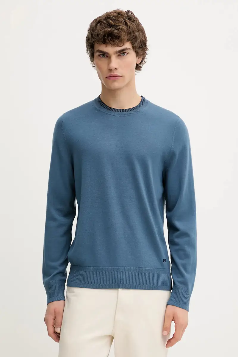 maglione in lana uomo colore blu navy M2R-302Z-T21861