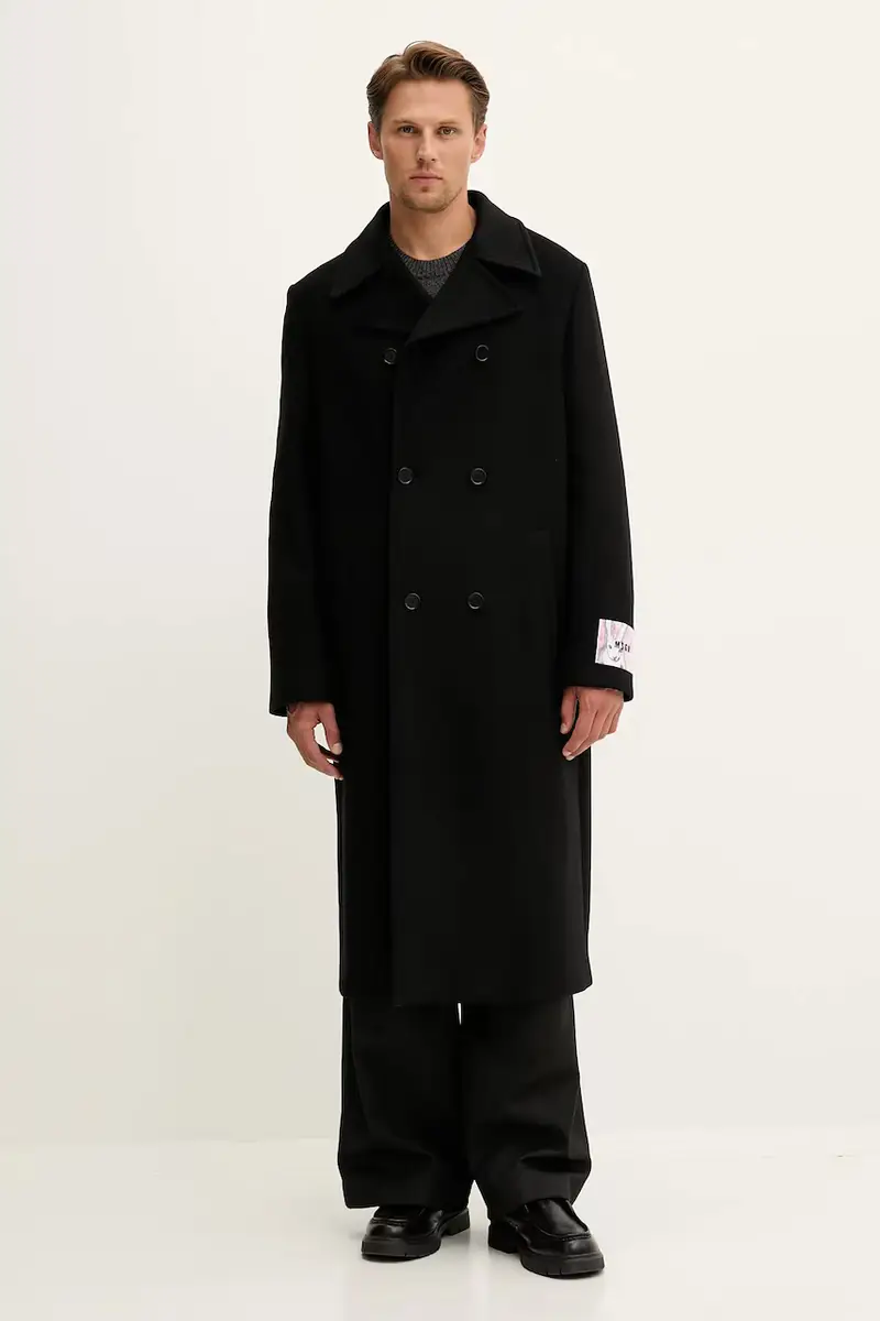 maglione in lana uomo colore grigio M2R-507Z-T22516 miniatura 2