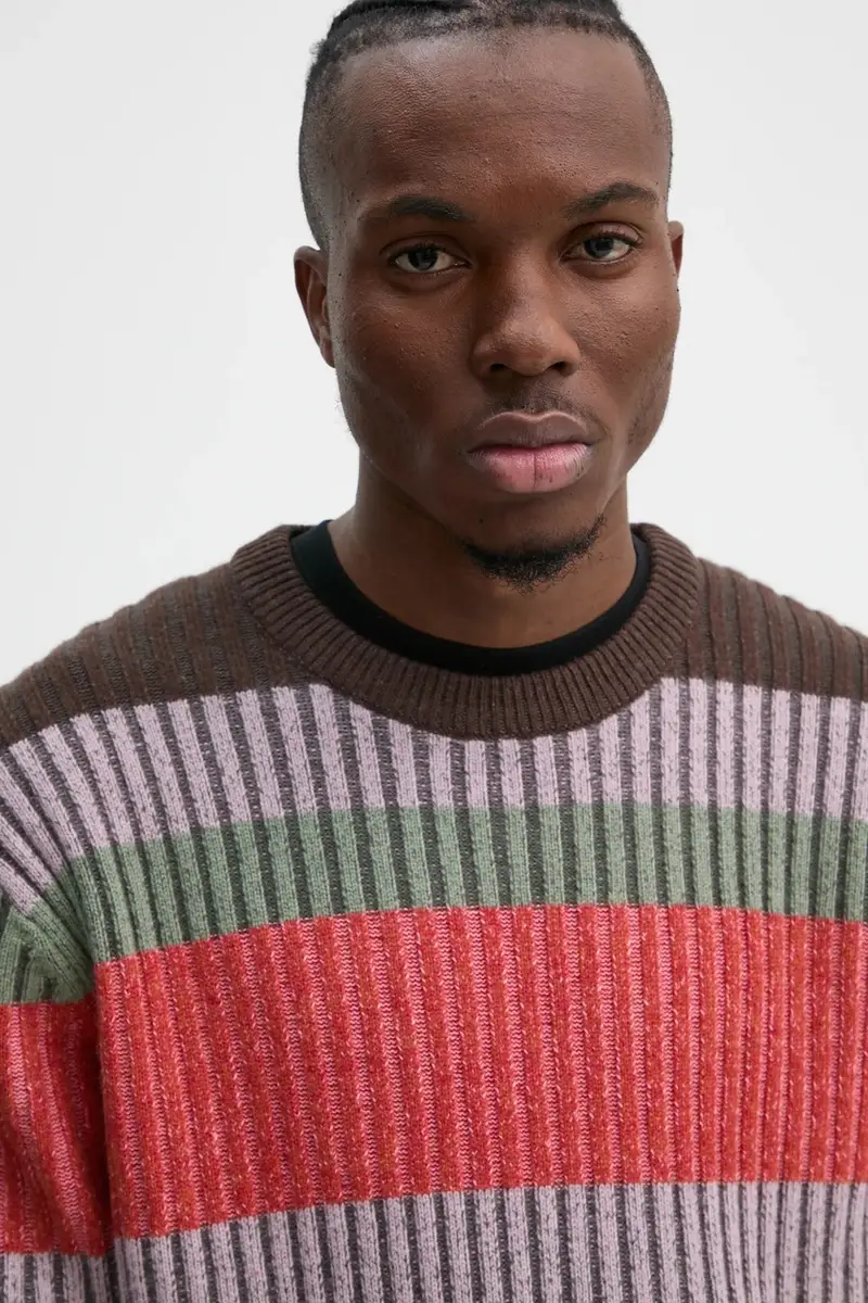 maglione in lana uomo colore marrone M2R.314Z.P22301 miniatura 4